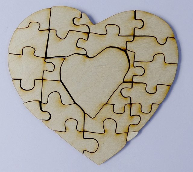 Puzzle Herz