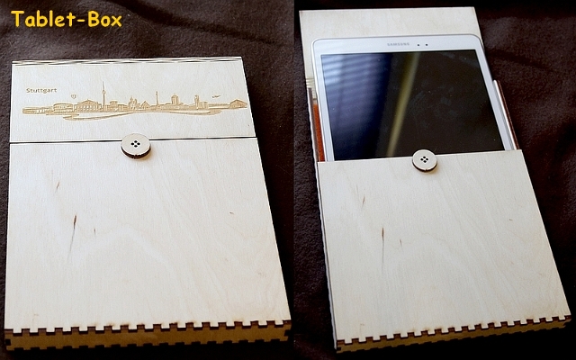 Tablet-Box Knopf