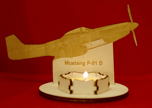 Teelicht Mustang