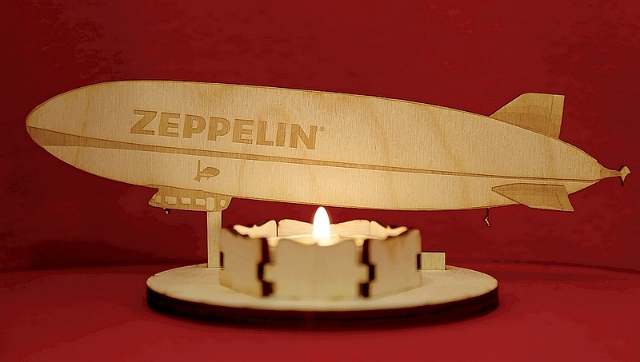 Teelicht Zeppelin
