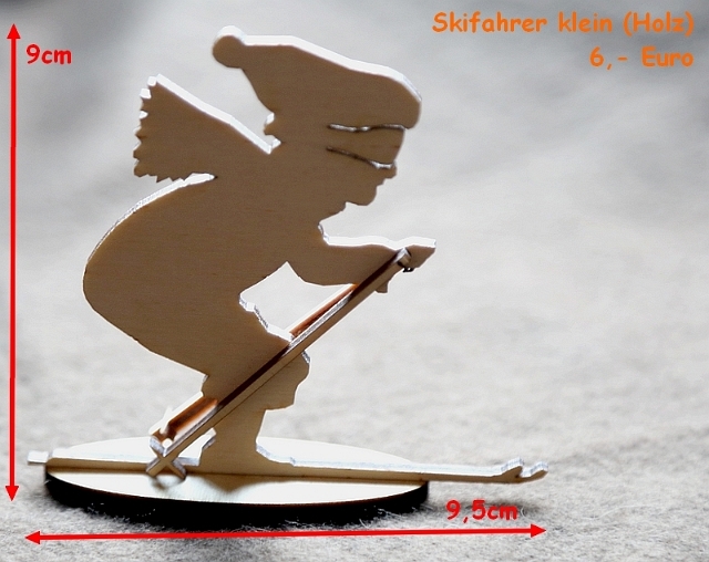 kleiner Skifahrer