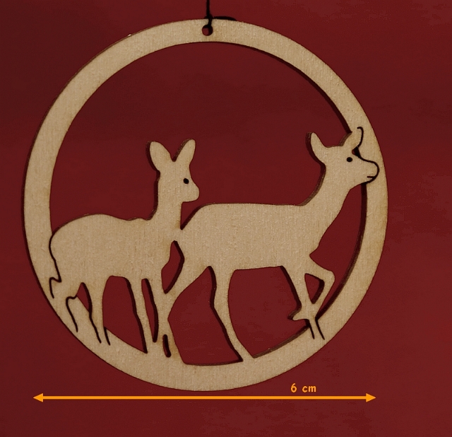 Anhänger Rehe