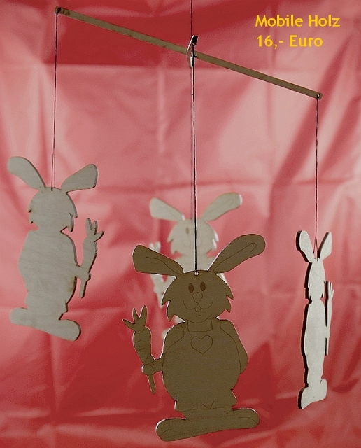 Mobile Osterhasen
