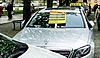 Taxiprotest 10.04. Bilder