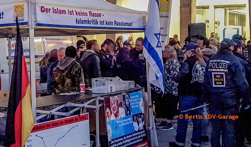 Pax Europa Infostand 16.11. Video (hier klicken)