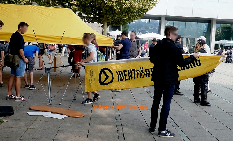 Identitäre Infostand Bericht 18.08. (hier klicken)