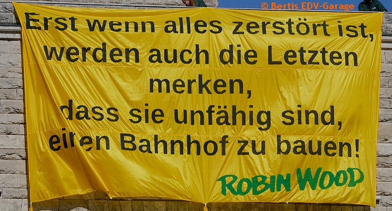 Demo 8. Jahrestag schwarzer Donnerstag 29.09. Bilder (hier klicken)
