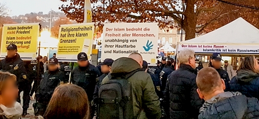 Pax Europa Infostand 16.11. Bericht (hier klicken)